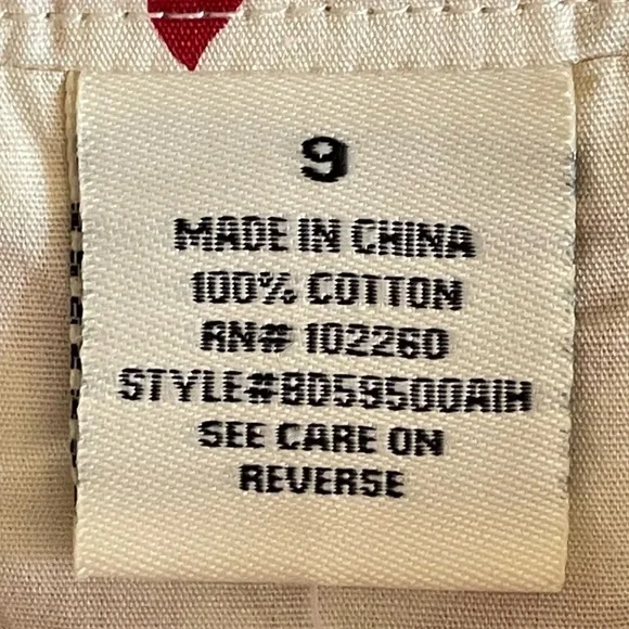 NEW BB Dakota Skirt Juniors 9 White Red Cherry Cherries Mini Pleated Flare Lined - Picture 10 of 11